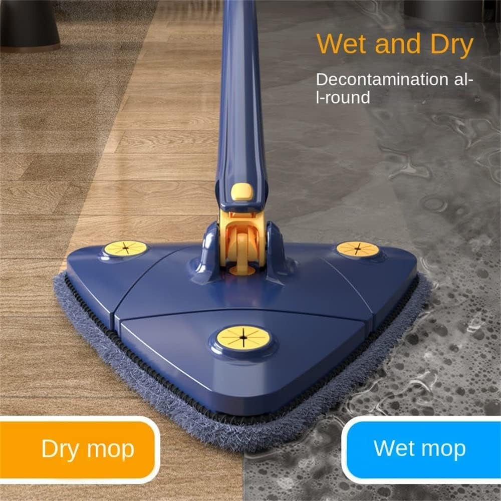 Triangular 360° Mop for Corners and Hard-to-Reach Areas