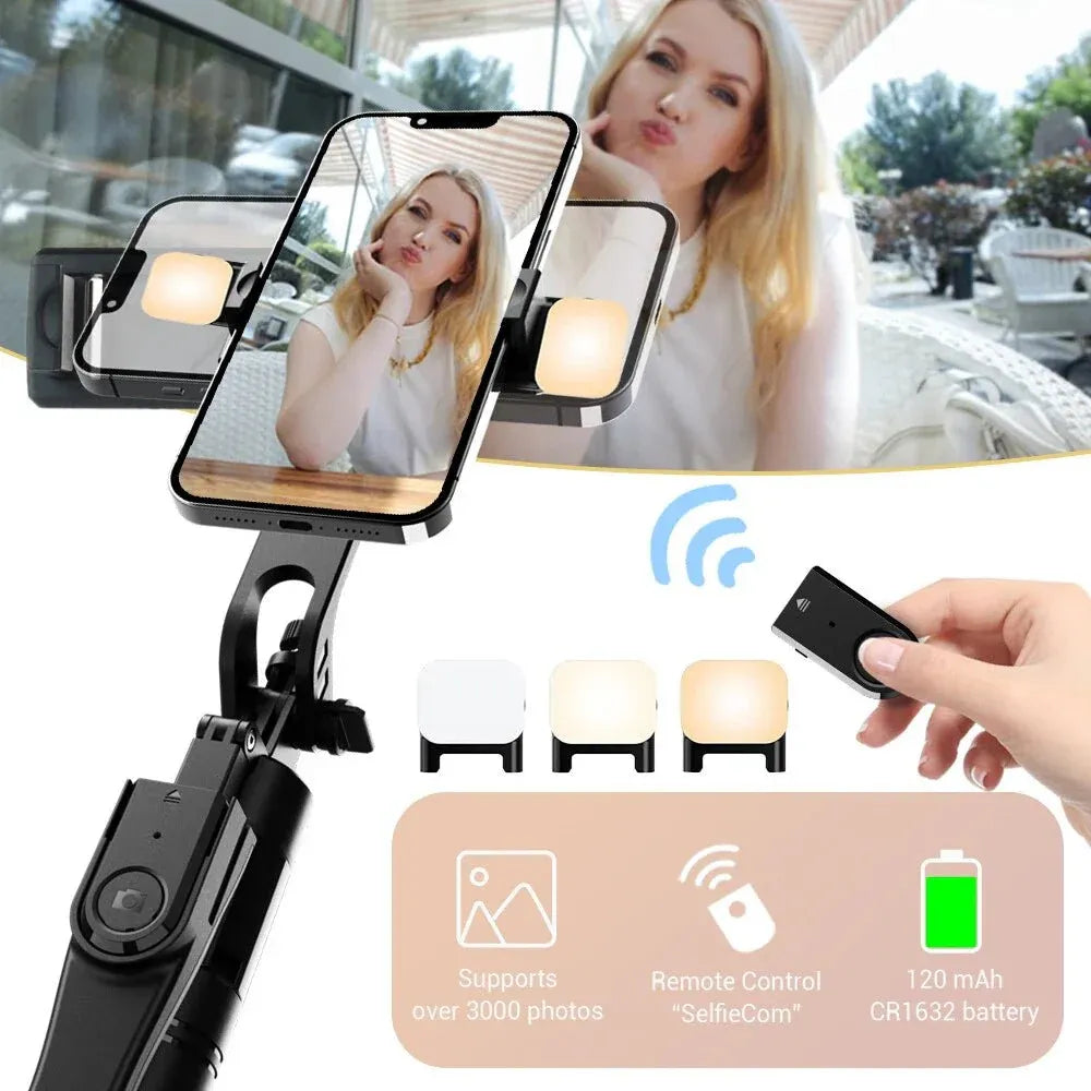 4-in-1 Tripod Stabilizer with Bluetooth Remote