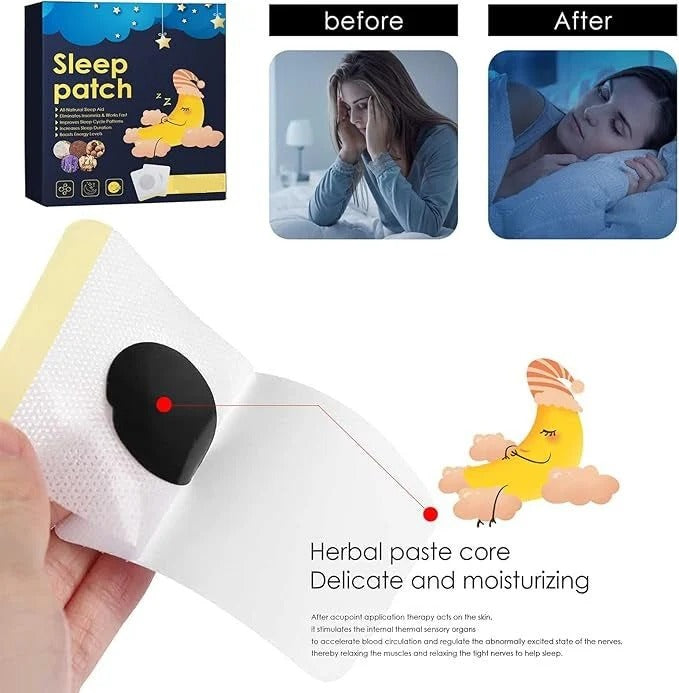 Natural Sleep Aid Patch for Faster, Deeper Sleep