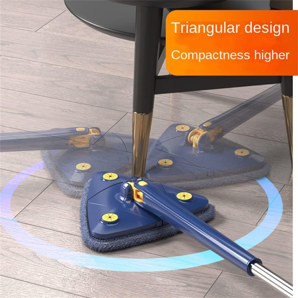 Triangular 360° Mop for Corners and Hard-to-Reach Areas