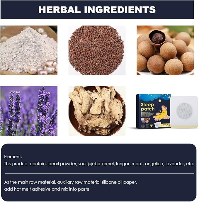 Natural Sleep Aid Patch for Faster, Deeper Sleep