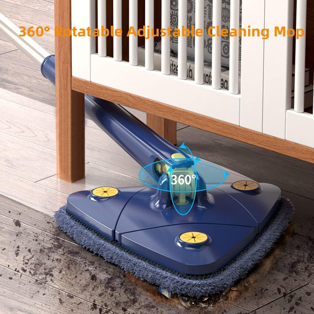 Triangular 360° Mop for Corners and Hard-to-Reach Areas