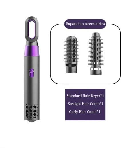 3-in-1 Hot Air Brush for Drying, Curling & Straightening