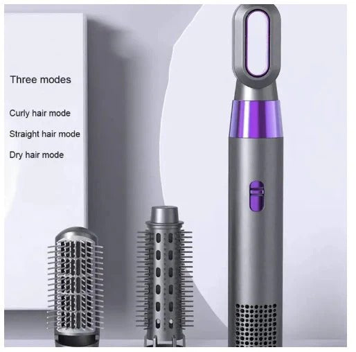 3-in-1 Hot Air Brush for Drying, Curling & Straightening